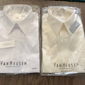 NWT Two Van Heusen dress shirts